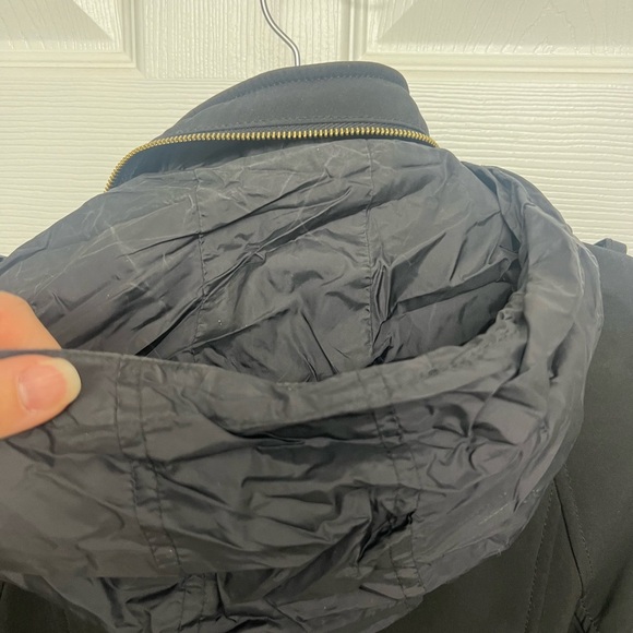 Michael Kors Women's Black Belted Utility Jacket - Picture 5 of 5